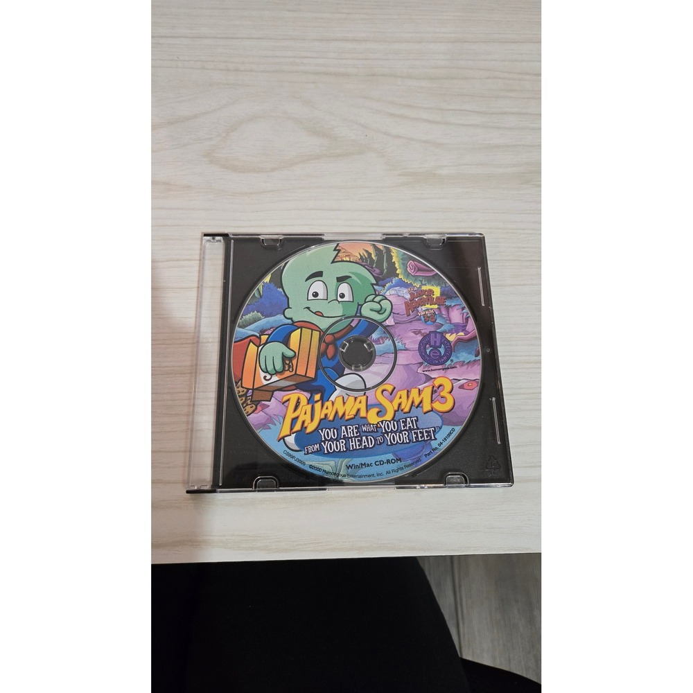 Pajama Sam 3 You Are What You Eat PC CD-ROM Humongous Entertainment Win Mac 2000